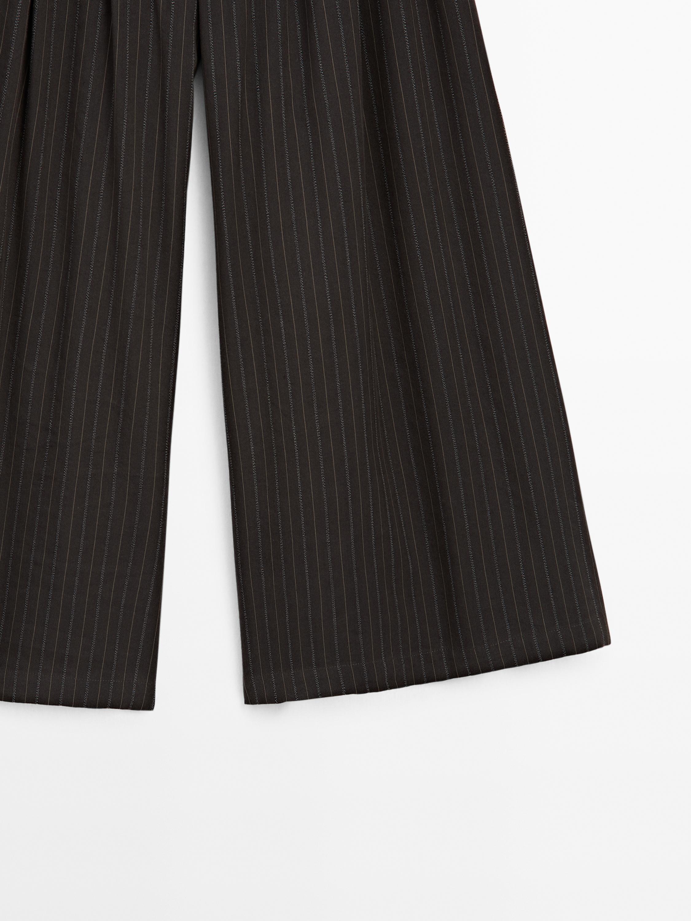 Pantalon large triple pince